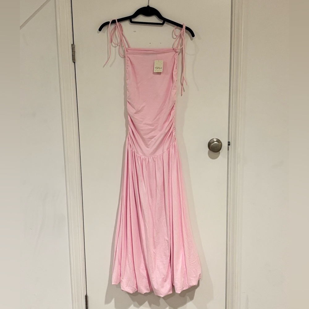 NWT Free People Liza Drop-Waist Midi in Festival Bloom Sz XS - Picture 4 of 12
